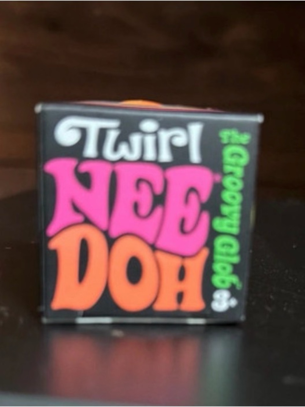 Twirl Nee Doh Groovy Globe Kids Stress Toy - Pink & Orange